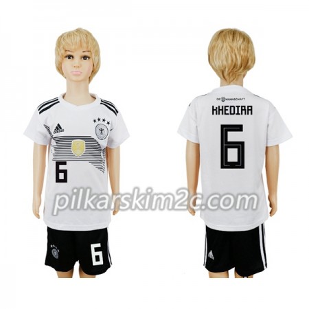 Koszulka Niemcy Khedira 6 Dziecięca Główna Mistrzostwa Świata 2018 - Koszulki Piłkarskie